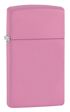 Slim Pink Matte Zippo Lighter - 1638 Zippo