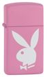 Playboy Pink Slim Zippo Lighter - Pink Matte - 20831 Zippo
