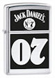 Jack Daniel’s Big No. 7 Zippo Lighter - HP Chrome - 24230 Zippo