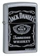 Jack Daniel’s Tennessee Whiskey Zippo Lighter - Street Chrome - 24779 Zippo