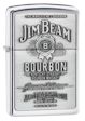 Jim Beam Pewter Zippo Lighter - High Polish Chrome - 250JB928 Zippo