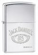 Jack Daniel’s Logo Zippo Lighter - High Polish Chrome - 250JD321 Zippo
