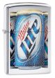 Miller Lite Cans Zippo Lighter - HP Chrome - 28250 Zippo
