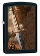 Sword Of War Zippo Lighter - Black Matte - 28305 Zippo