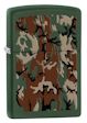 Camouflage Zippo Lighter - Green Matte - 28330 Zippo
