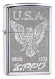 1932 Zippo Eagle Zippo Lighter - HP Chrome - 28357 Zippo