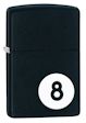 8 Ball Zippo Lighter - Black Matte - 28432 Zippo