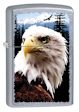 Bald Eagle Zippo Lighter - Street Chrome - 28462 Zippo