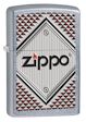 Zippo Square Zippo Lighter - Street Chrome - 28465 Zippo