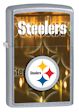 NFL Pittsburgh Steelers Zippo Lighter - Street Chrome - 28612 Zippo