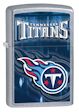 NFL Tennessee Titans Zippo Lighter - Street Chrome - 28614 Zippo