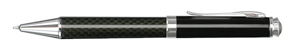 Moshannon Carbon Fiber/Gloss Black Ballpoint Zippo Pen - 41073 Zippo