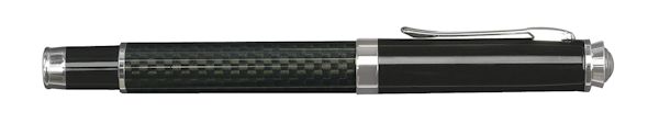 Moshannon Carbon Fiber/Gloss Black Rollerball Zippo Pen - 41074 Zippo