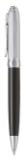 Geneseo Silver High Polish/Smooth Black Ballpoint Zippo Pen - 41089 Zippo