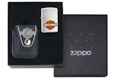 Harley Davidson Pouch Gift Set (Lighter Not Included) - HDP6 Zippo