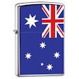 Custom Flag Of Australia Zippo Lighter - HP Chrome - ZCI007963 Zippo