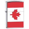 Custom Flag Of Canada Zippo Lighter - HP Chrome - ZCI007970 Zippo