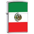 Custom Flag Of Mexico Zippo Lighter - HP Chrome - ZCI007974 Zippo