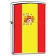 Custom Flag Of Spain Zippo Lighter - HP Chrome - ZCI007976 Zippo