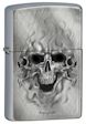 Custom Ghost Skulls  Zippo Lighter - Diagonal Weave - ZCI012747-28182 Zippo