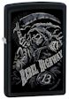 Custom Rebel Hwy  Zippo Lighter - Black Matte - ZCI012748-218 Zippo